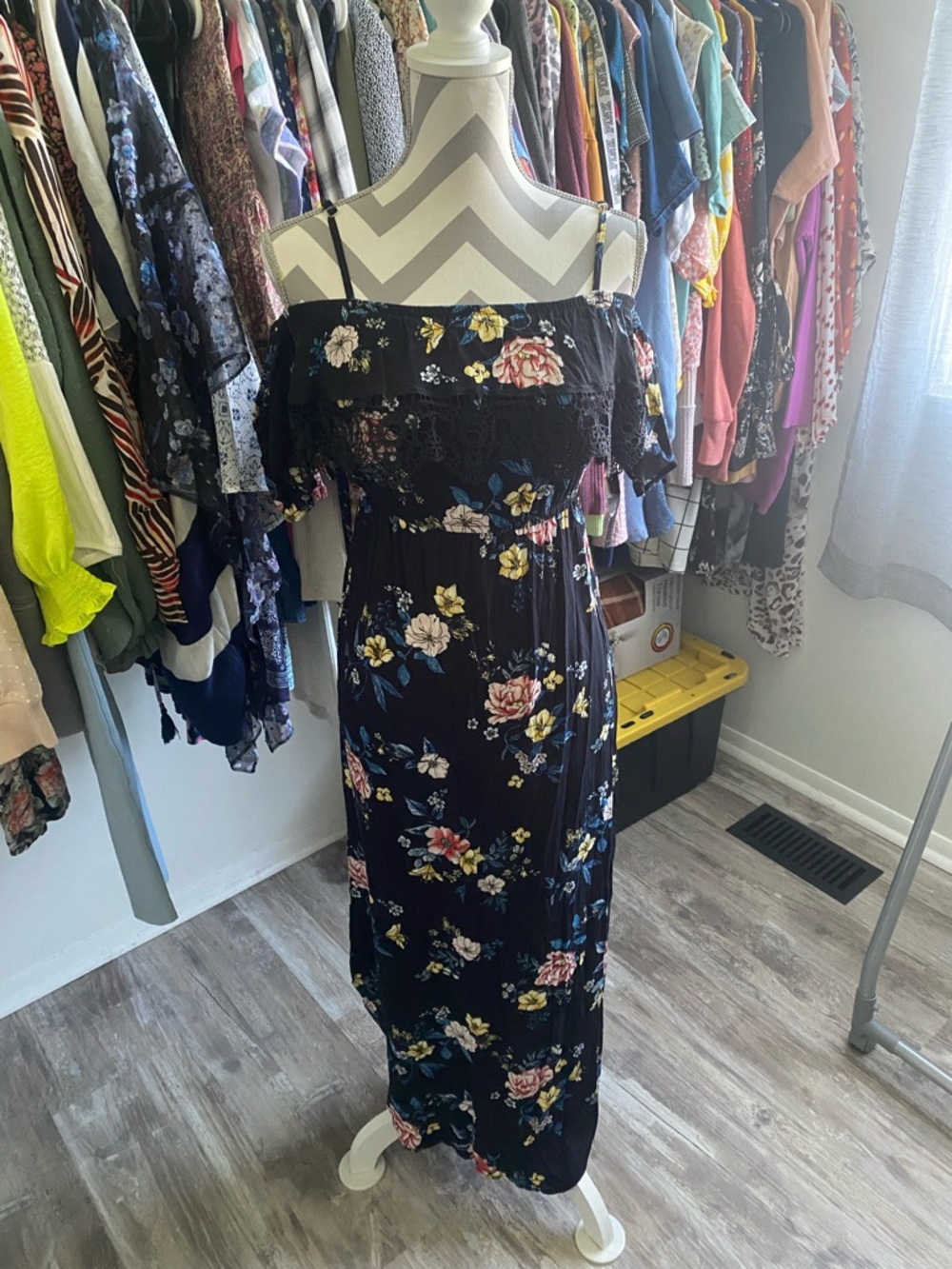 NWT No Boundaries Floral Maxi Dress